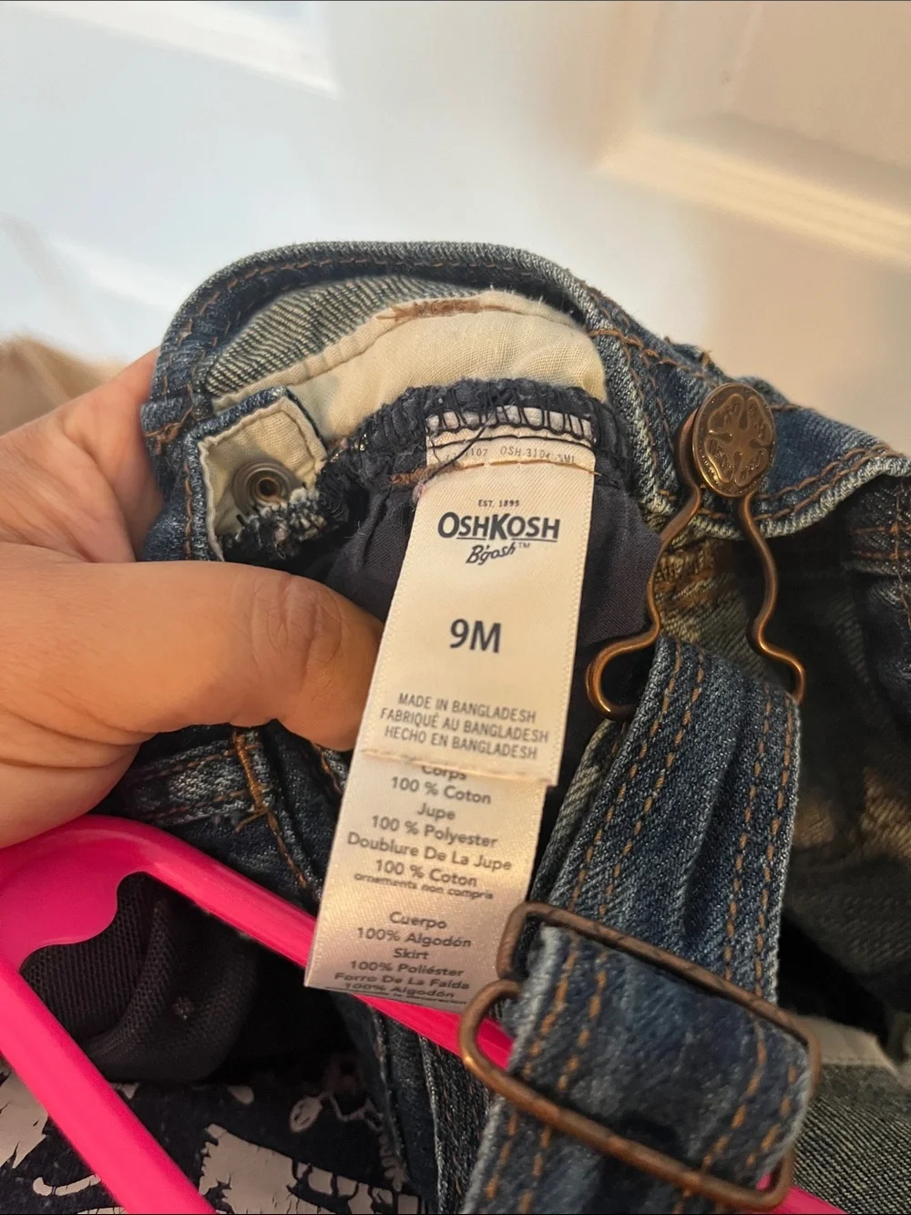 OshKosh Denim Overall Tutu Skirt - Navy